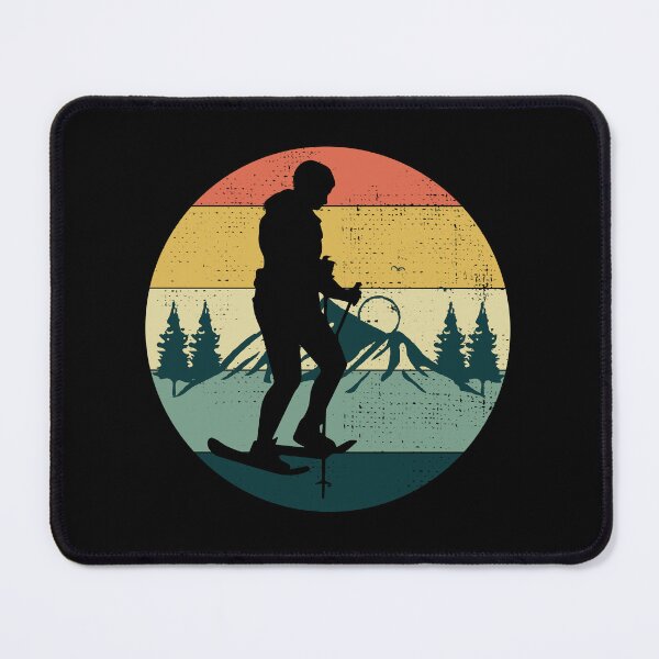 Item preview, Snowshoe Hiking Winter Snowshoeing Vintage Retro designed and sold by TastefulTees.