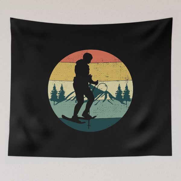 Item preview, Snowshoe Hiking Winter Snowshoeing Vintage Retro designed and sold by TastefulTees.