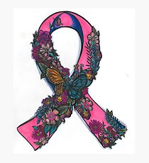 thyroid Cancer Ribbon Photographic Print