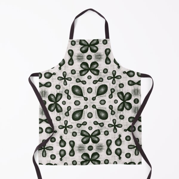 Item preview, Organic chemistry atomic orbitals pattern black and white designed and sold by Boriana Giormova.