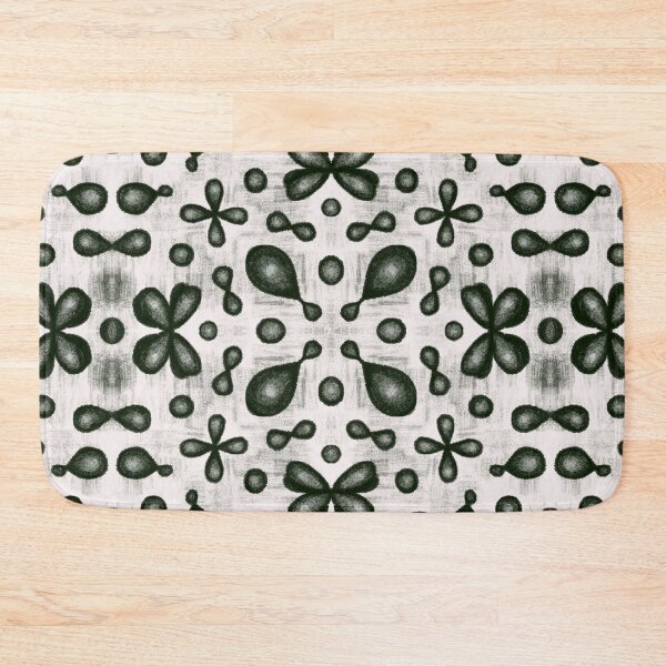 Item preview, Organic chemistry atomic orbitals pattern black and white designed and sold by Boriana Giormova.