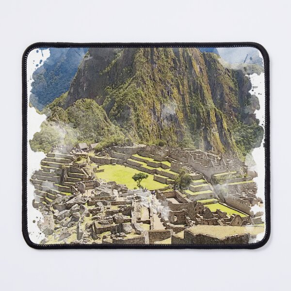 Item preview, Machu Picchu Peru Watercolor Art designed and sold by Blok45.
