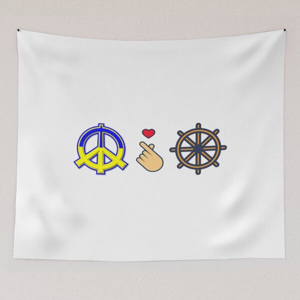 Item preview, Peace Love Cruising Ukraine designed and sold by BufFord71.