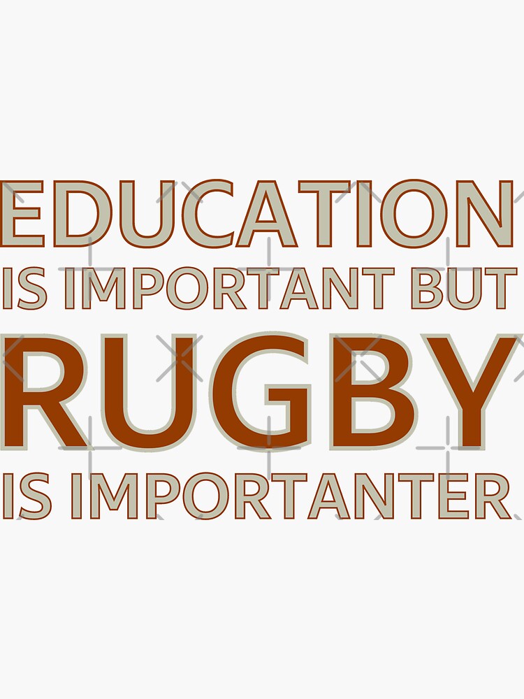T-shirt Rugby L'éducation Important, Rugby Plus Encore - Foto 3