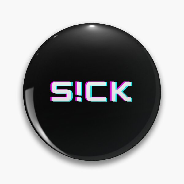 Item preview, S!ck Glowing Sickick white S!ckK!ck designed and sold by tshirtsandme.