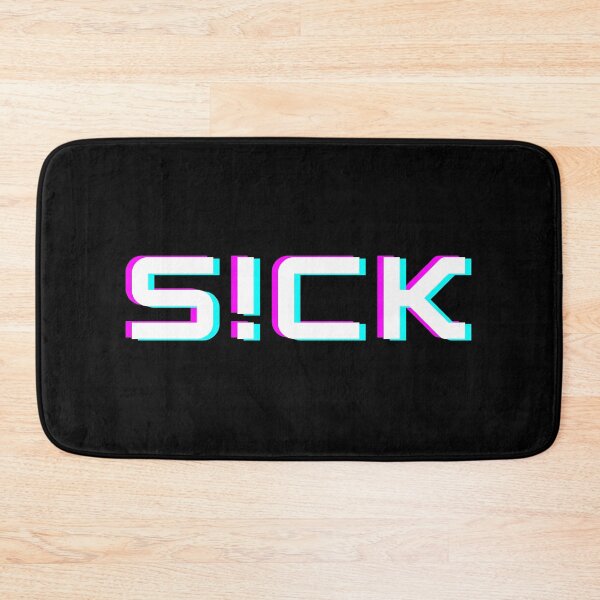 Item preview, S!ck Glowing Sickick white S!ckK!ck designed and sold by tshirtsandme.
