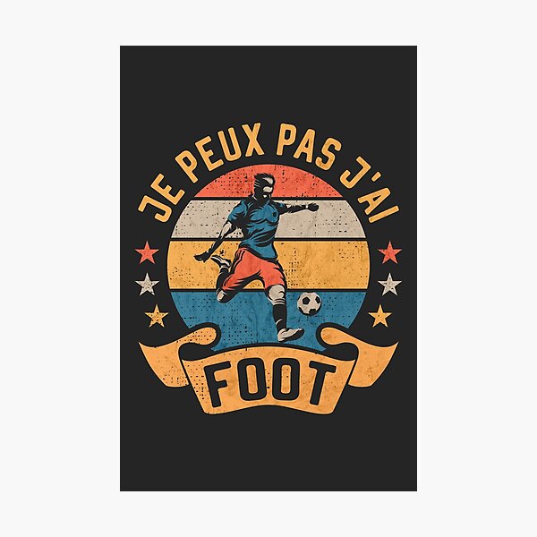 Item preview, Je Peux Pas j'Ai Foot Joueur de Football Soccer Player designed and sold by grinta2021.