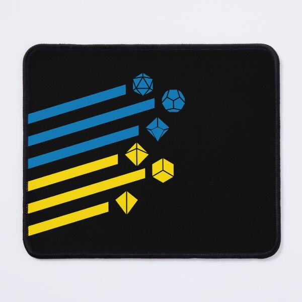 Item preview, Ukraine Polyhedral Dice Set Tabletop RPG Gaming designed and sold by pixeptional.