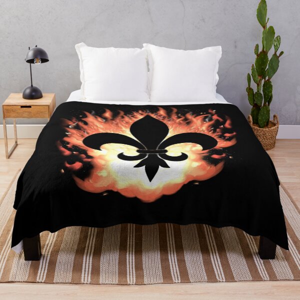 Item preview, Flaming Fleur De Lis designed and sold by SideQuest - Scribbled Chaos!.