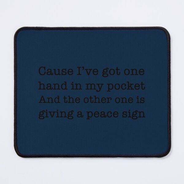 Item preview, Jagged Little Pill - Cause I_ve got one hand in my pocket and the other one is giving a peace s designed and sold by leenDaneus.
