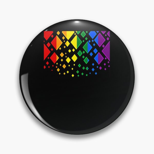 Item preview, Gay Pride Flag Falling Diamonds on Black Sleeveless Top designed and sold by koskiemjbelz.