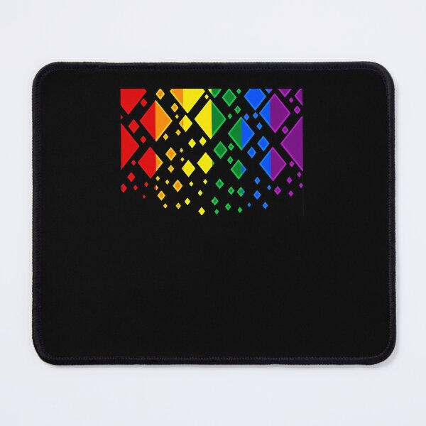 Item preview, Gay Pride Flag Falling Diamonds on Black Sleeveless Top designed and sold by koskiemjbelz.