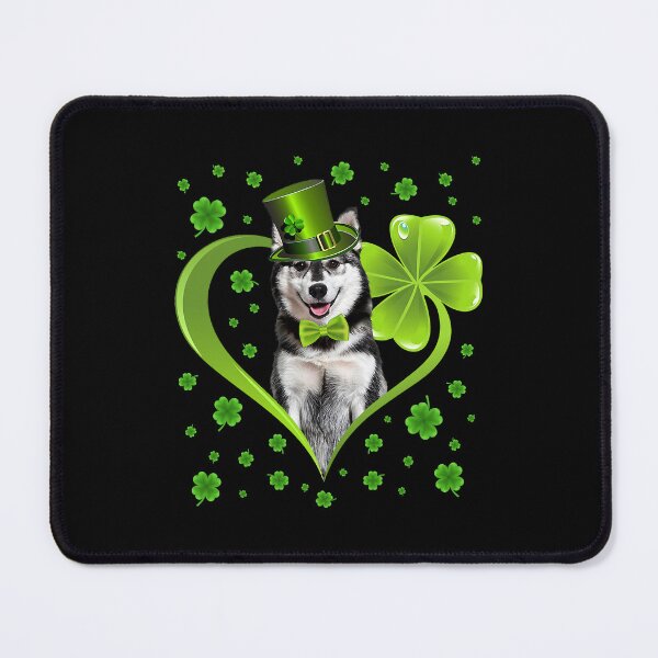 Item preview, Funny Puppy Shamrock Siberian Husky Dog St Patricks Day designed and sold by PerkinsAarav.