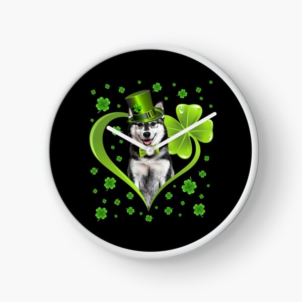 Item preview, Funny Puppy Shamrock Siberian Husky Dog St Patricks Day designed and sold by PerkinsAarav.