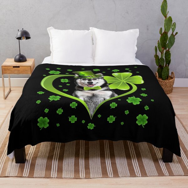 Item preview, Funny Puppy Shamrock Siberian Husky Dog St Patricks Day designed and sold by PerkinsAarav.