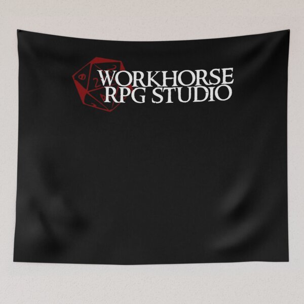 Item preview, Workhorse RPG Studio Logo Classic designed and sold by MartaCuevas3.