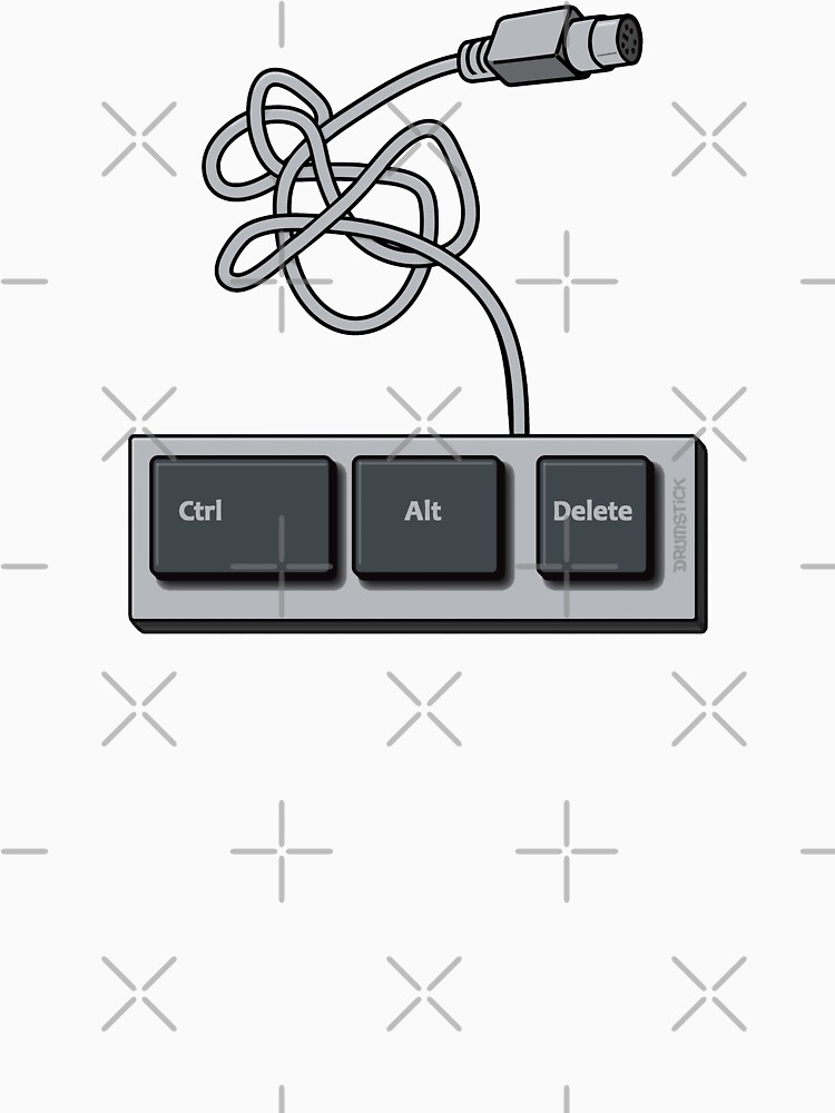 Ctrl+Alt+Delete IT Keyboard by thedrumstick