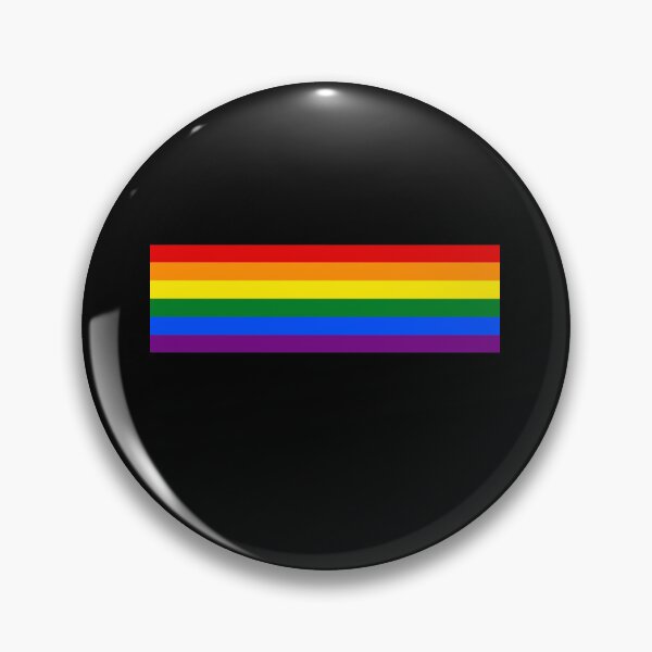 Item preview, Gay Pride Flag Horizontal Stripe on Black Chiffon Top designed and sold by koskiemjbelz.