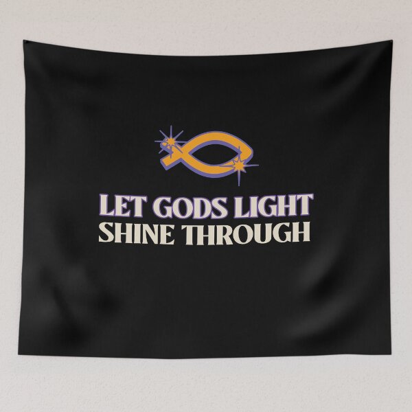 Item preview, let gods light shine through - let the light shine through designed and sold by HStudioPrints.
