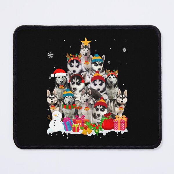 Item preview, Funny Siberian Husky Christmas Tree Pet Dog Lover Gift designed and sold by PerkinsAarav.