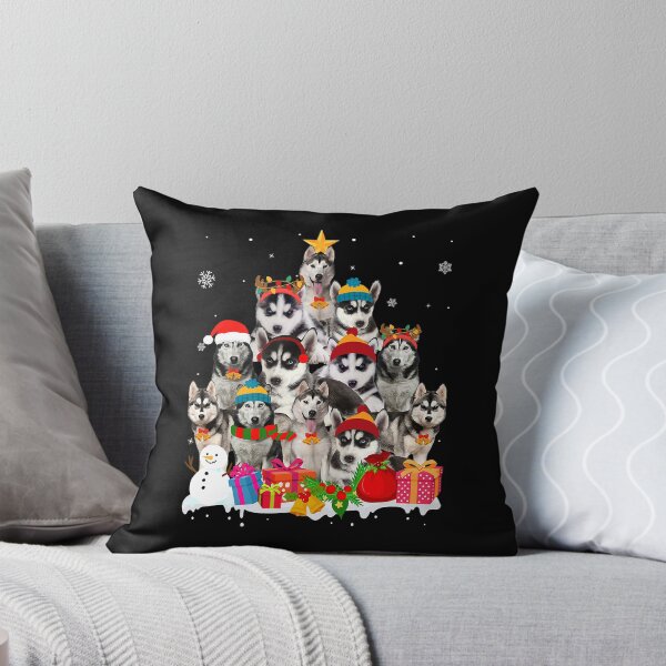 Item preview, Funny Siberian Husky Christmas Tree Pet Dog Lover Gift designed and sold by PerkinsAarav.