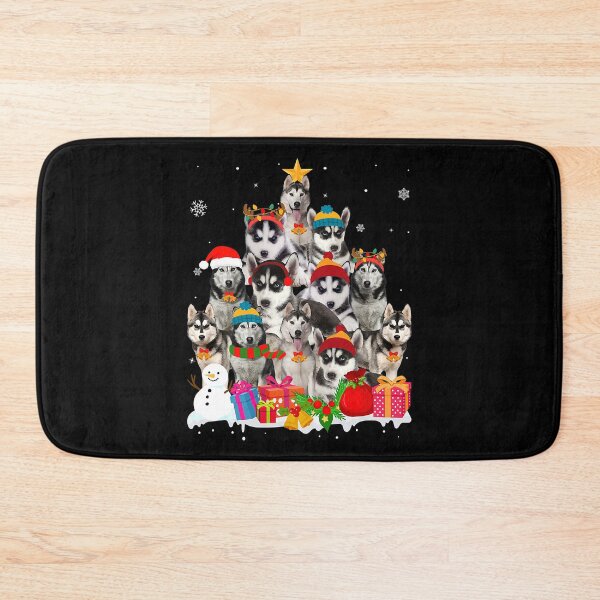 Item preview, Funny Siberian Husky Christmas Tree Pet Dog Lover Gift designed and sold by PerkinsAarav.