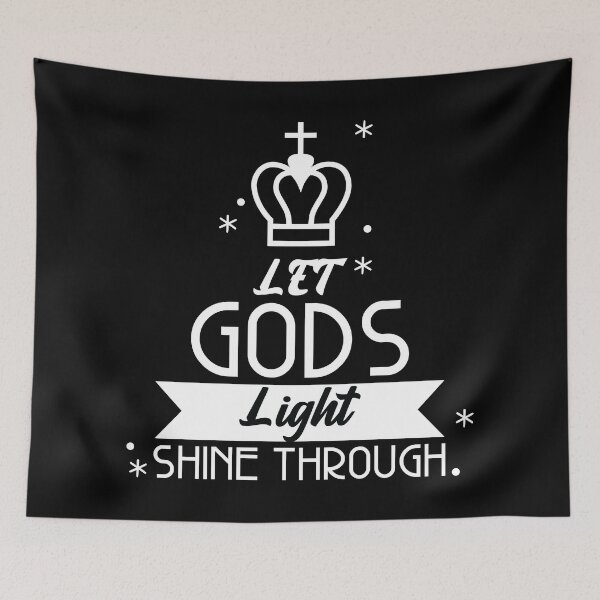 Item preview, let gods light shine through - let the light shine through designed and sold by HStudioPrints.