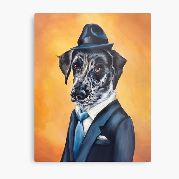 Lafitte, a Dog Of Class Metal Print