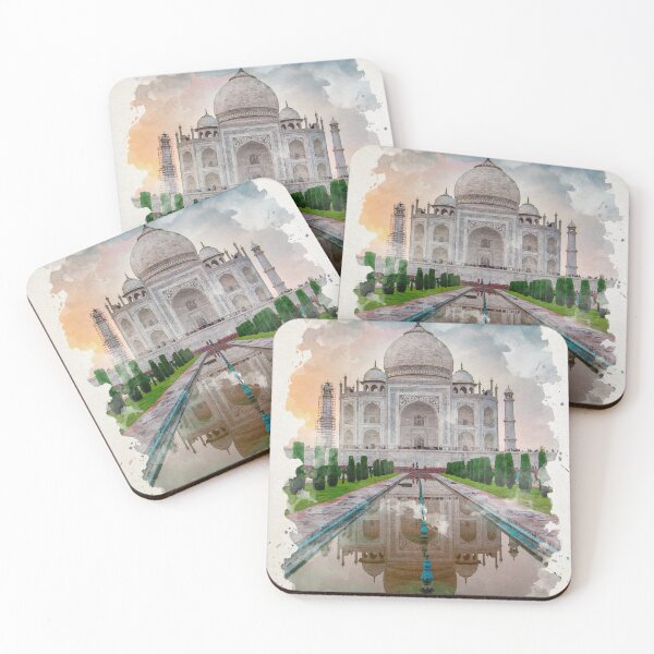 Item preview, Taj Mahal India Watercolor Art designed and sold by Blok45.