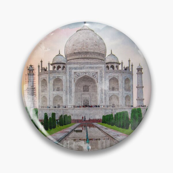 Item preview, Taj Mahal India Watercolor Art designed and sold by Blok45.