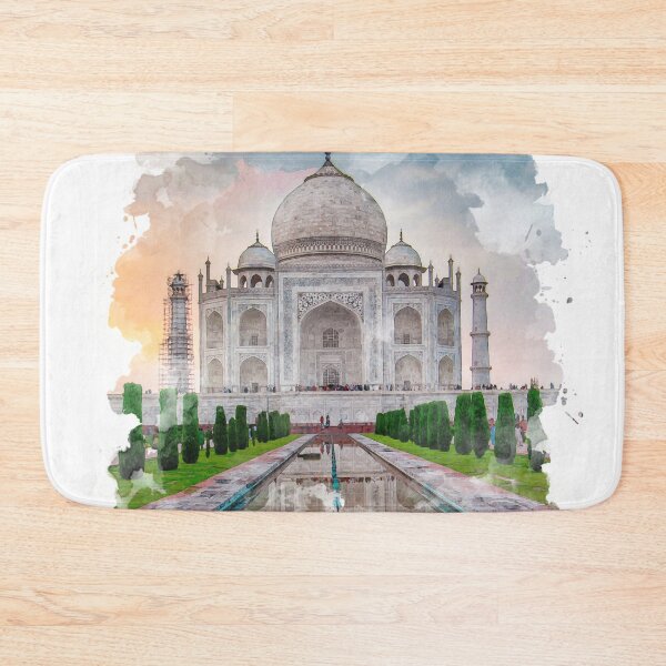 Item preview, Taj Mahal India Watercolor Art designed and sold by Blok45.