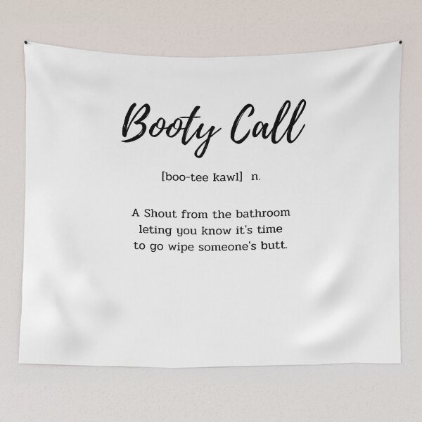 Item preview, Booty Call, Funny Bathroom designed and sold by HolyWater SHOP.