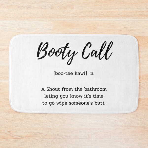 Item preview, Booty Call, Funny Bathroom designed and sold by HolyWater SHOP.
