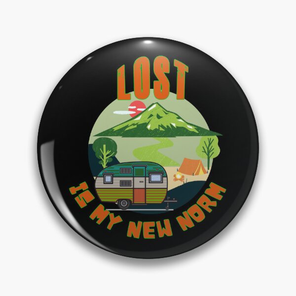 Item preview, Lost Is My New Norm Static Caravan designed and sold by my-green-gecko.