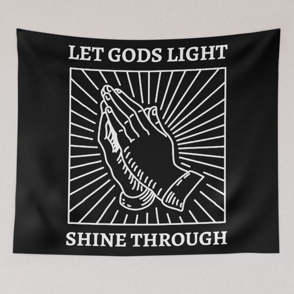 Item preview, let gods light shine through - let the light shine through designed and sold by HStudioPrints.