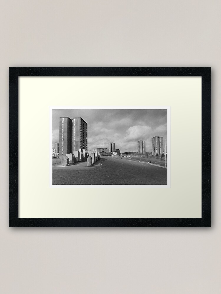 Alternate view of The Flats Framed Art Print