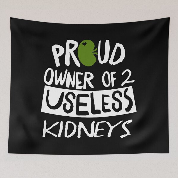 Item preview, proud owner of 2 useless kidneys electric designed and sold by LillyValdemar.