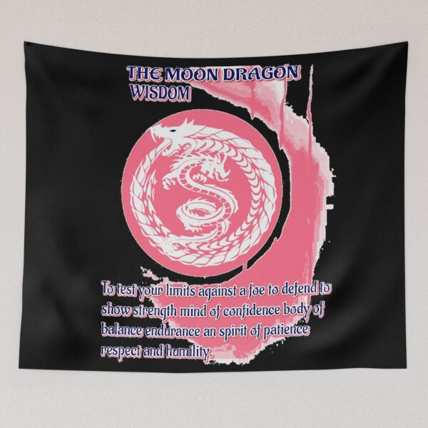 Item preview, THE MOON DRAGON WISDOM - UNIQUE GRAPHIC QUOTE DESIGN  designed and sold by RJ-LORD.