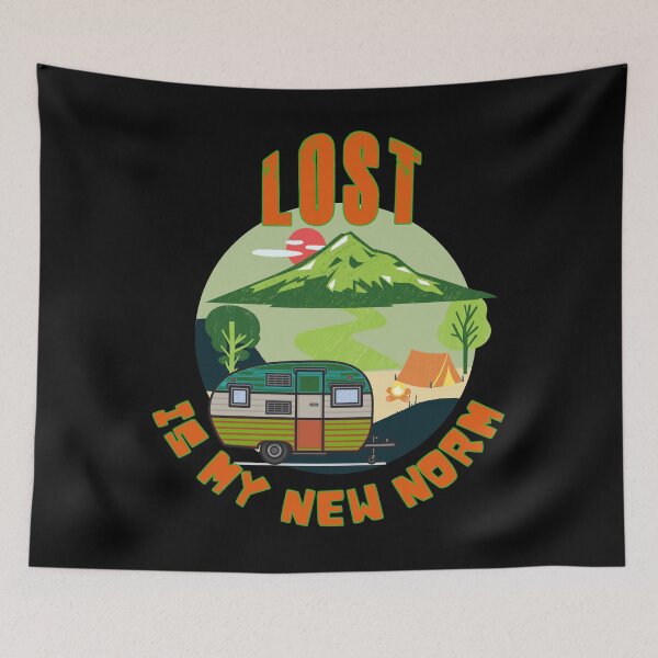 Item preview, Lost Is My New Norm Static Caravan designed and sold by my-green-gecko.