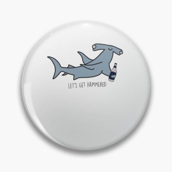 Item preview, lets get hammered hammerhead shark  Classic T-Shirt designed and sold by KevinDragojevic.