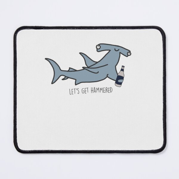 Item preview, lets get hammered hammerhead shark  Classic T-Shirt designed and sold by KevinDragojevic.