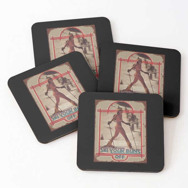Item preview, Vintage female ski - ski your buns off  designed and sold by lanorao.