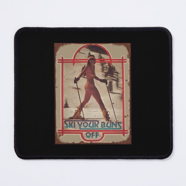 Item preview, Vintage female ski - ski your buns off  designed and sold by lanorao.