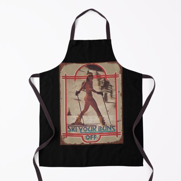 Item preview, Vintage female ski - ski your buns off designed and sold by lanorao.