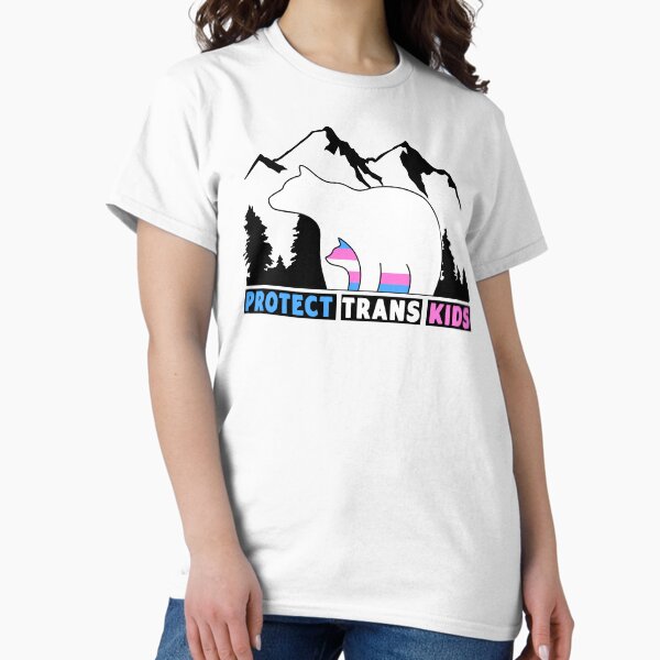 Artikel-Vorschau von Transgender Pride Protect Trans Kids Bear Mom LGBT-Monat, designt und verkauft von Dolphin Graphic.