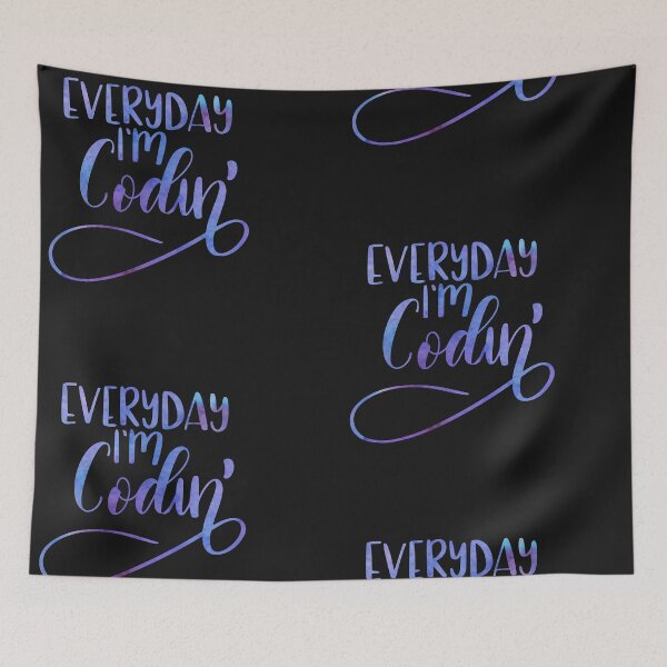 Item preview, Everyday I’m coding design  designed and sold by CraftyCoderChic.