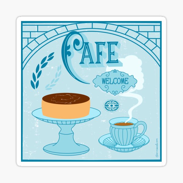 Cafe Sticker