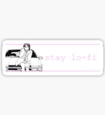 Stay Lo-Fi Slap Sticker Sticker