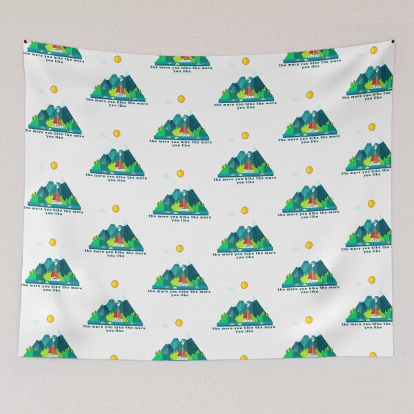 Item preview, The More You Hike The More You Like designed and sold by behappyshirts.