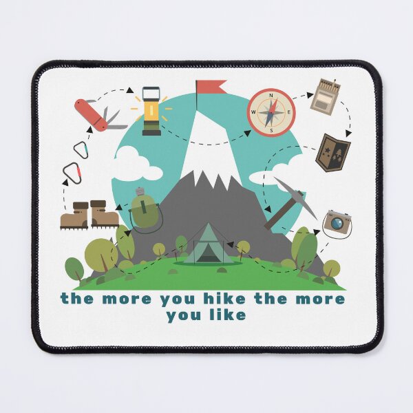 Item preview, The More You Hike The More You Like designed and sold by behappyshirts.
